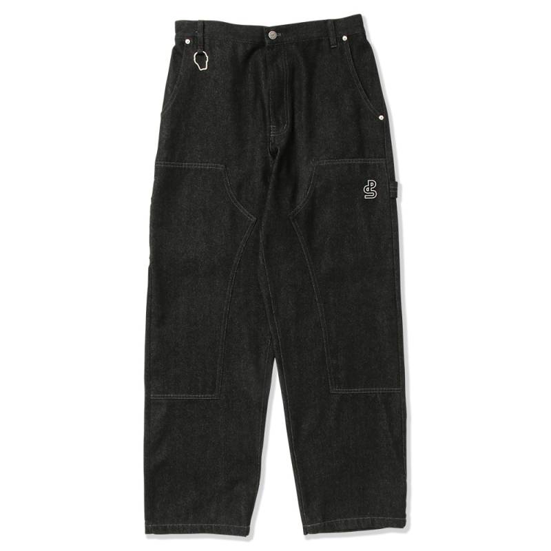 【予約商品】PUNK DRUNKERS (パンク・ドランカーズ) NOTペインターBUTペインターパンツ - BLACK