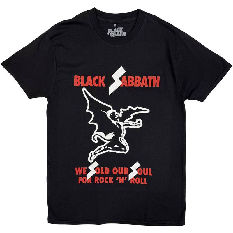 【予約商品】BLACK SABBATH バンドTシャツ ユニセックス: Sold our Soul (Black)