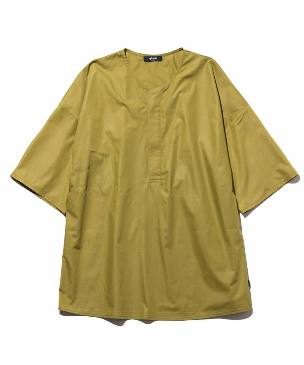 【予約商品】glamb (グラム)
GB0223/SH11 : Minimal Henley SH / ミニマルヘンリーシャツ - Khaki