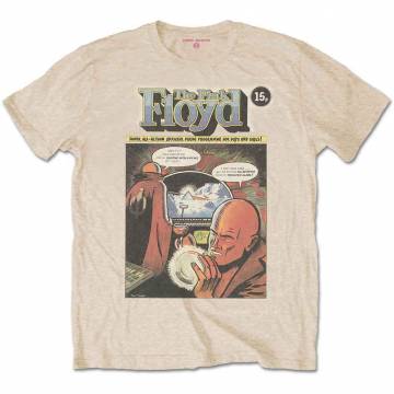 【予約商品】PINK FLOYD バンドTシャツ ユニセックス: Comic (Sand) - SAND
