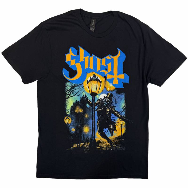 【予約商品】GHOST バンドTシャツ ユニセックス: The Lamplighter (Black)