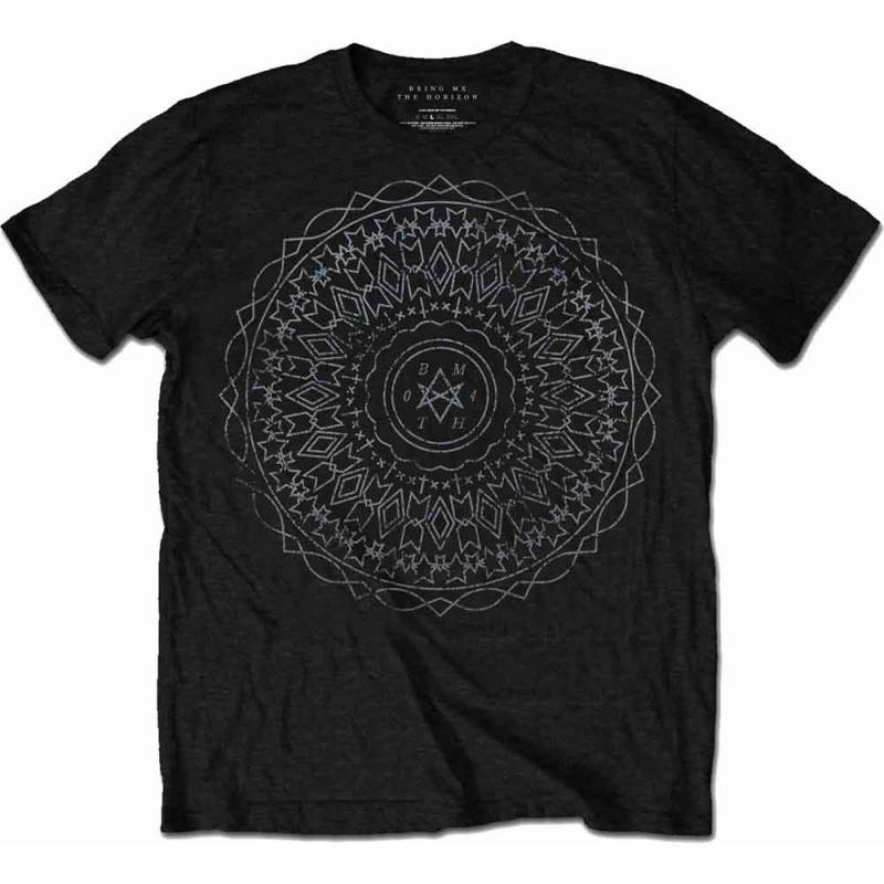 【予約商品】BRING ME THE HORIZON バンドTシャツ ユニセックス: Kaleidoscope (Black) - BLACK
