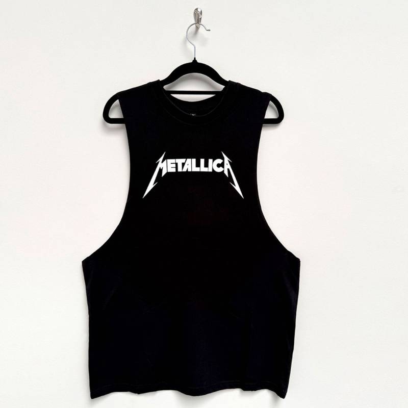 【予約商品】METALLICA Unisex Vest バンドTシャツ: Logo (Black)