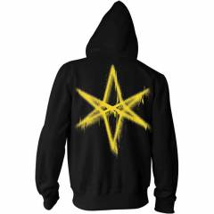 【予約商品】BRING ME THE HORIZON Unisex Pullover Hoodie: Spray Hex (Black) (Back Print) - BLACK