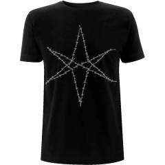 【予約商品】BRING ME THE HORIZON バンドTシャツ ユニセックス: Barbed Wire (Black) (Back Print) - BLACK