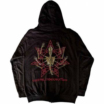 【予約商品】TOOL Unisex Zipped Hoodie: Skeleton Tour 2022 (Black) (Back Print & Ex-Tour) (Small) - BLACK