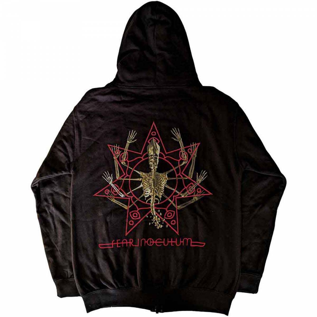 【予約商品】TOOL Unisex Zipped Hoodie: Skeleton Tour 2022  (Small) - BLACK