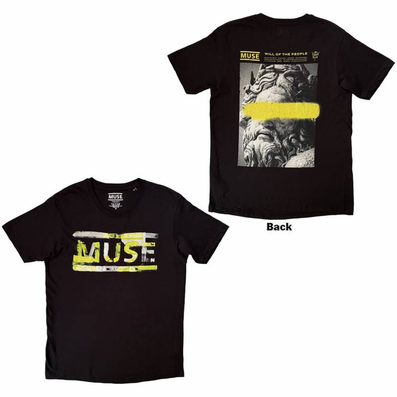 【予約商品】MUSE バンドTシャツ ユニセックス: Will Of The People (Black) (Back Print)
