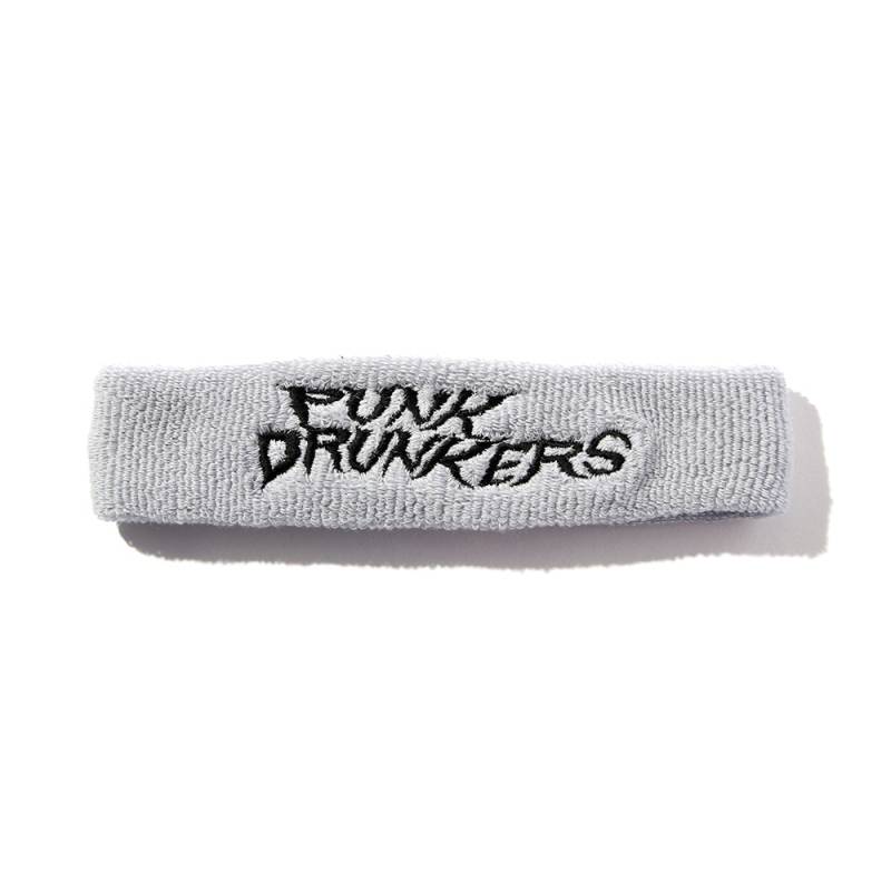 【予約商品】PUNK DRUNKERS (パンク・ドランカーズ) ギザロゴヘアバンド - GRAY