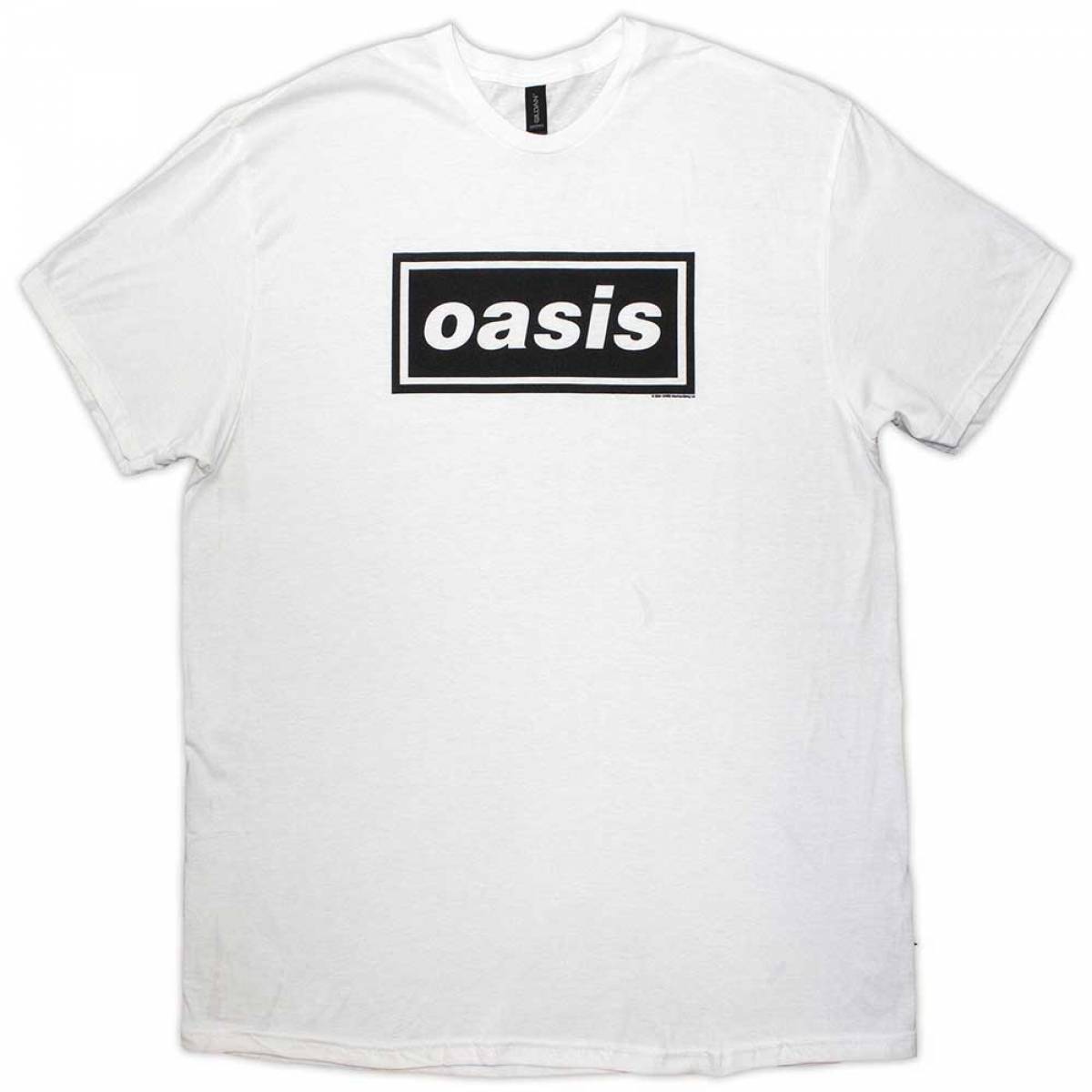 【予約商品】OASIS バンドTシャツ ユニセックス: Decca Logo (White) - WHITE