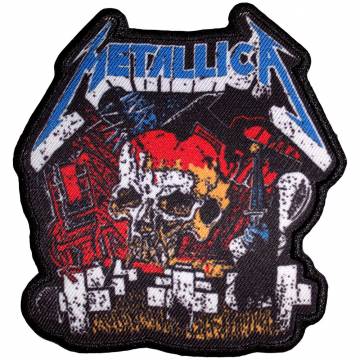 【予約商品】METALLICA Printed Patch: Master Of Puppets Skull (Standard Size)