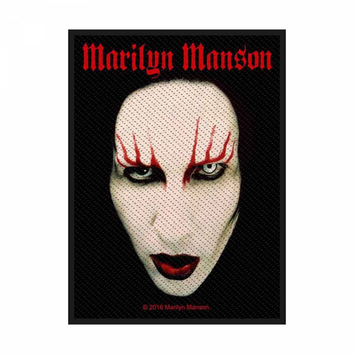 【予約商品】MARILYN MANSON Standard Woven Patch: Face