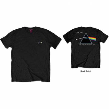 【予約商品】PINK FLOYD Unisex Retail Pack バンドTシャツ: Dark Side of the Moon Prism (Black) (Back Print) - BLACK