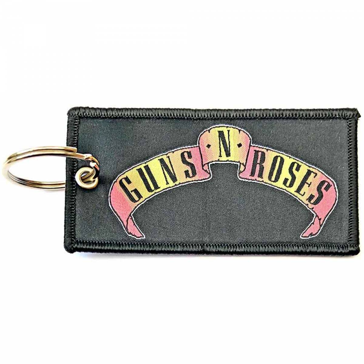 【予約商品】GUNS N' ROSES Patch Keychain: Scroll Logo (Double Sided)