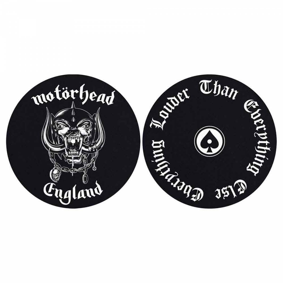 【予約商品】MOTORHEAD Turntable Slipmat Set: England / Louder