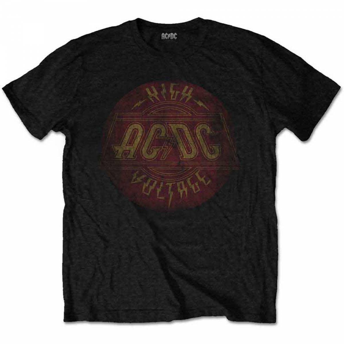 予約商品】AC/DC バンドTシャツ ユニセックス: High Voltage 予約商品】AC/DC バンドTシャツ ユニセックス: High Voltage