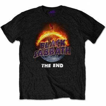 【予約商品】BLACK SABBATH バンドTシャツ ユニセックス: The End - BLACK