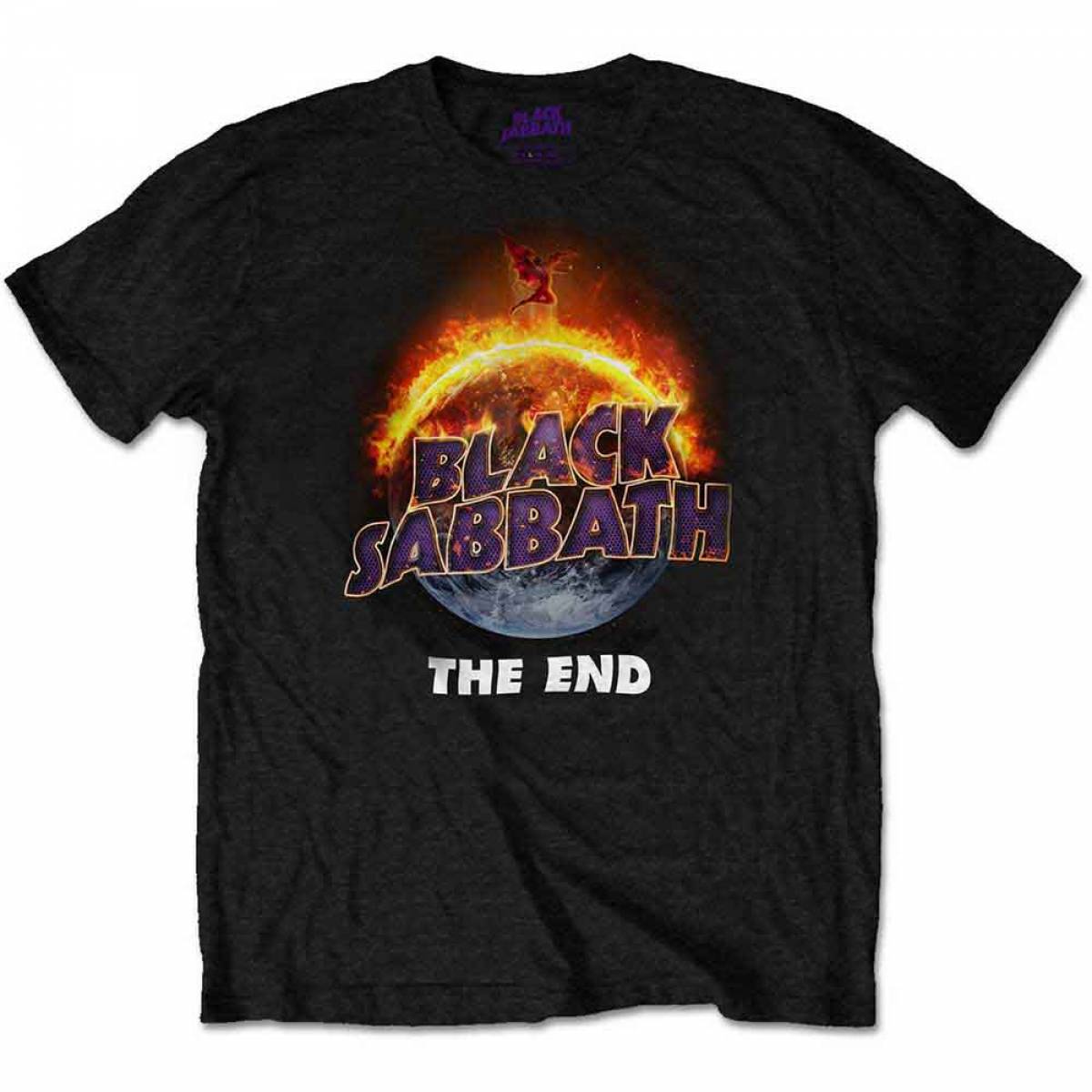 【予約商品】BLACK SABBATH バンドTシャツ ユニセックス: The End - BLACK