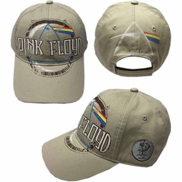 【予約商品】PINK FLOYD Unisex Baseball Cap: Dark Side of the Moon Album Distressed (Sand) - SAND