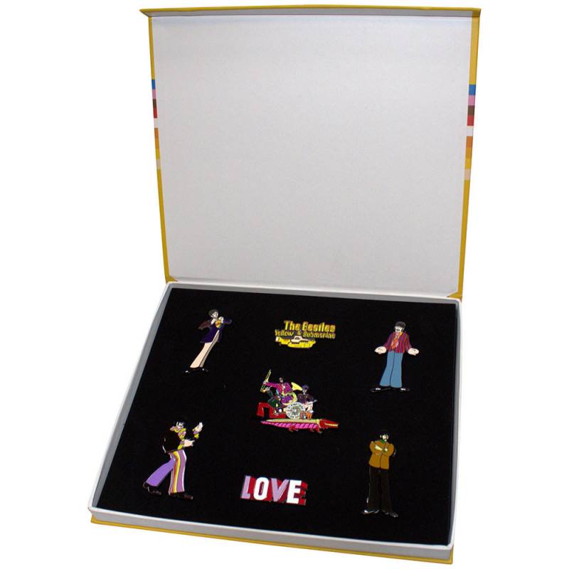【予約商品】THE BEATLES Pin Badge Set: Yellow Submarine Band