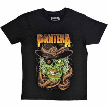 【予約商品】PANTERA ユニセックスTシャツ: Snake & Skull