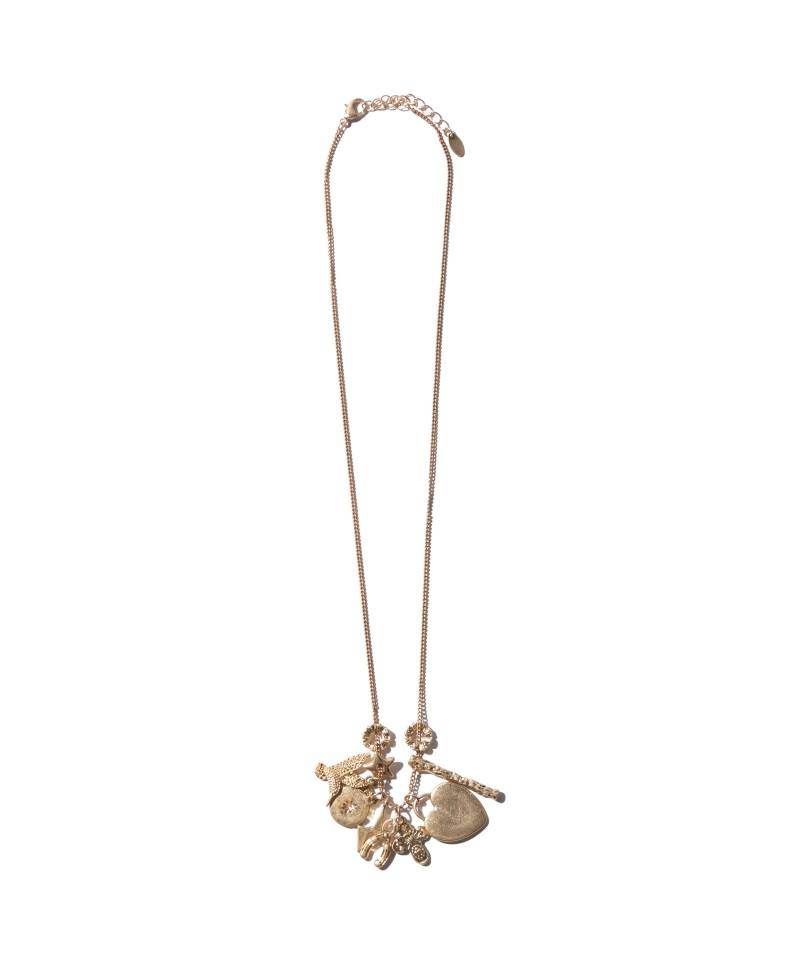 【予約商品】glamb(グラム)Multi Charm Necklace / マルチチャームネックレス - Gold