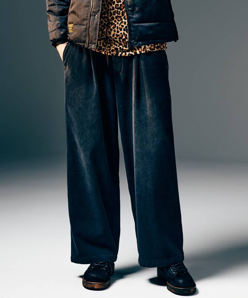 【予約商品】glamb(グラム)Vintage Slacks / ヴィンテージスラックス - Black