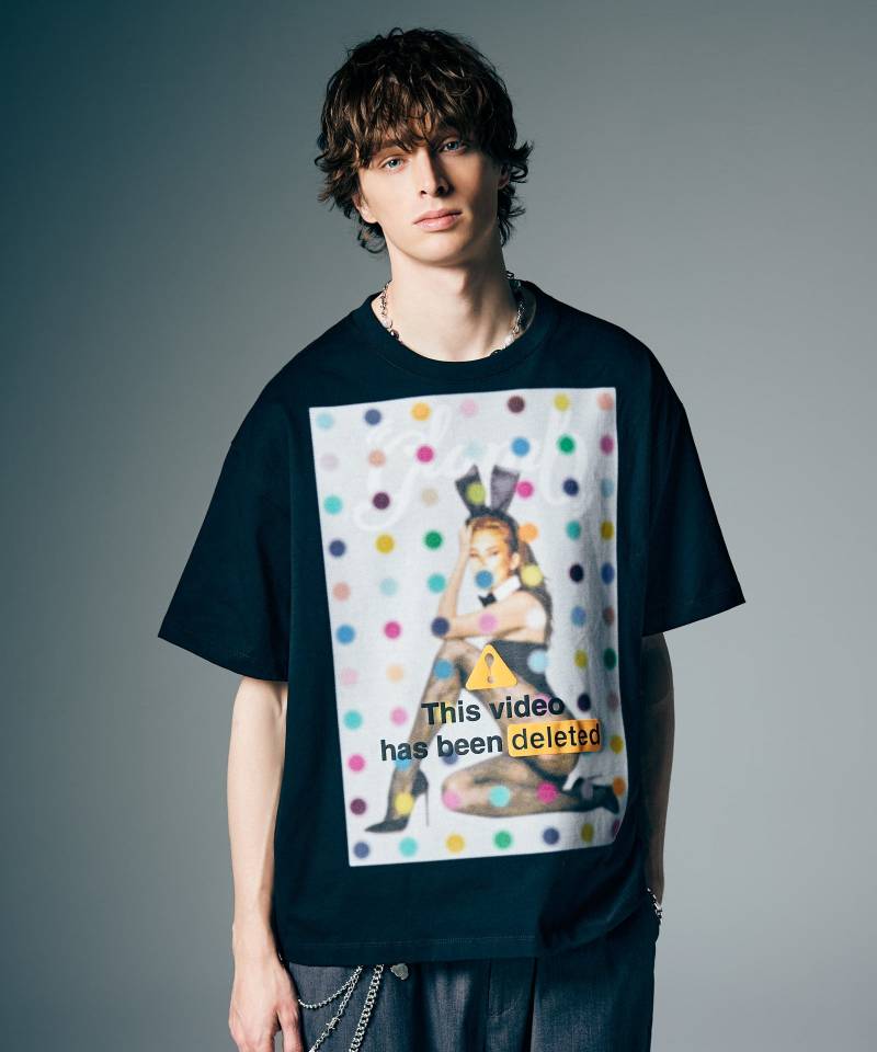 【予約商品】glamb(グラム) Bunny Girl T-Shirt / バニーガールTシャツ - Black