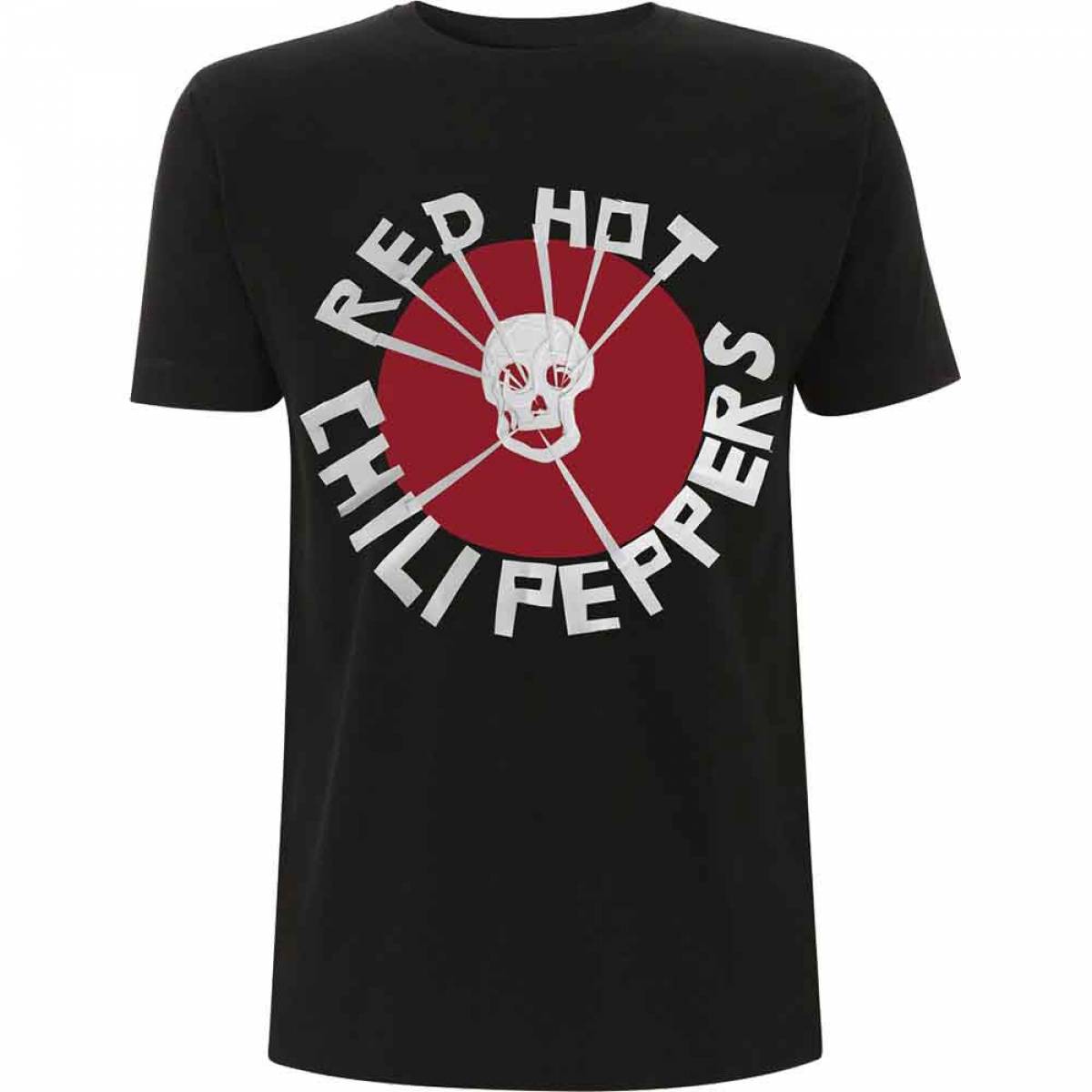 【予約商品】RED HOT CHILI PEPPERS バンドTシャツ ユニセックス: Flea Skull (Black) - BLACK