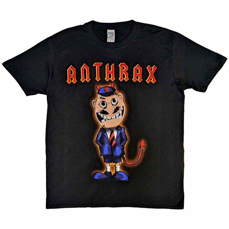 【予約商品】ANTHRAX バンドTシャツ ユニセックス: TNT Cover (Black)