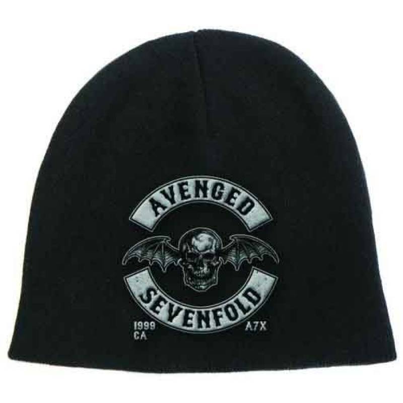 【予約商品】AVENGED SEVENFOLD Unisex Beanie Hat: Death Bat Crest (Black)