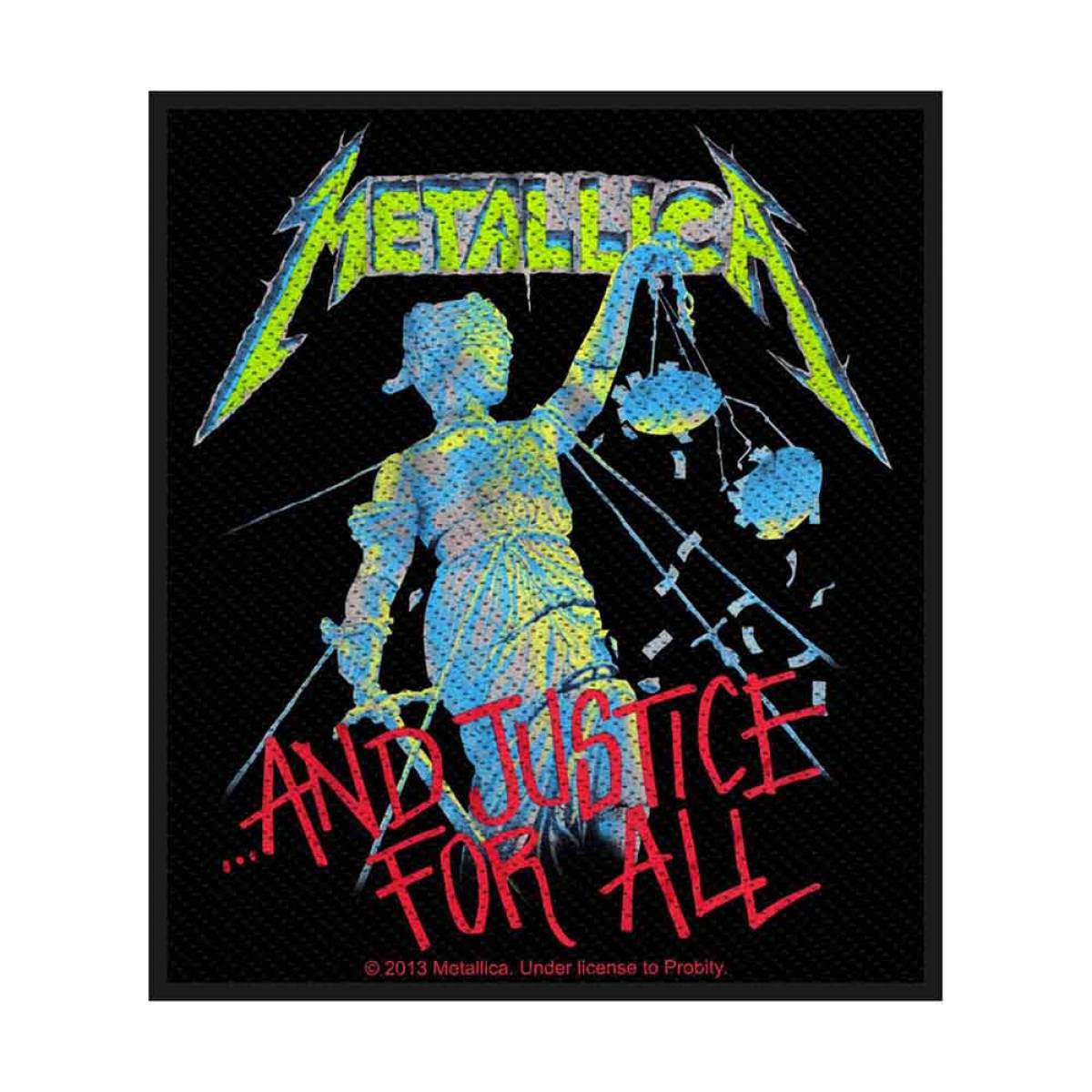 【予約商品】METALLICA Woven Patch: And Justice for All (Standard)