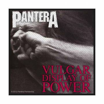 【予約商品】PANTERA Standard Woven Patch: Vulgar Display Of Power (Retail Pack)