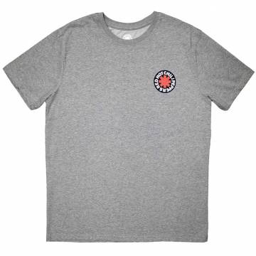 【予約商品】RED HOT CHILI PEPPERS バンドTシャツ ユニセックス: Mini Classic Asterisk (Grey) - GREY