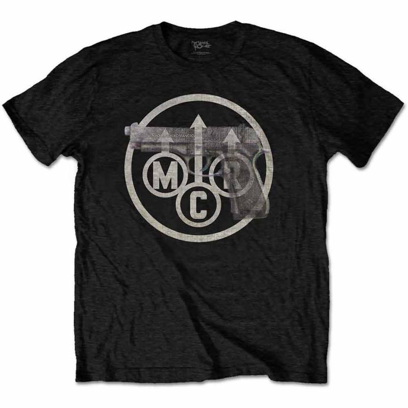 【予約商品】MY CHEMICAL ROMANCE バンドTシャツ ユニセックス: Gunner (Black)