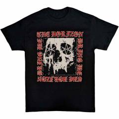 【予約商品】BRING ME THE HORIZON バンドTシャツ ユニセックス: Metal Logo Skull (Black) - BLACK