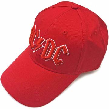 【予約商品】AC/DC Unisex Baseball Cap: Red Logo (Red) - RED
