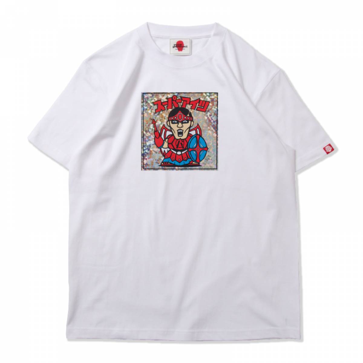PUNK DRUNKERS(パンクドランカーズ) スーパーアイツキラシールTEE - WHITE