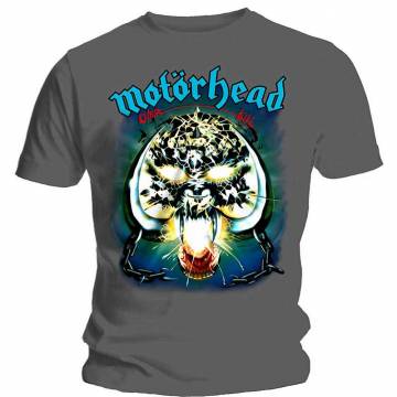 【予約商品】MOTORHEAD バンドTシャツ ユニセックス: Overkill - CHARCOAL GREY