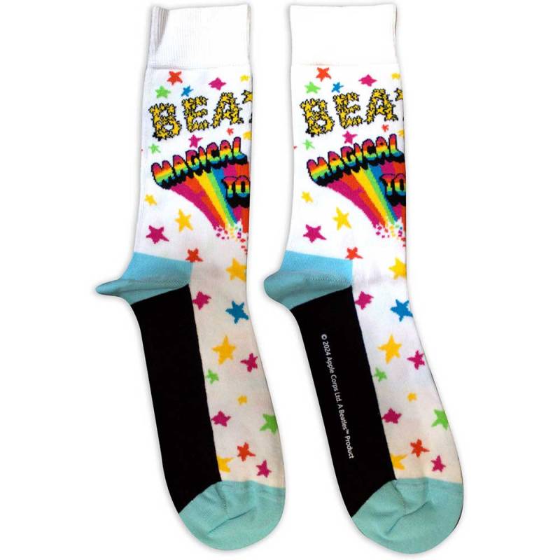【予約商品】THE BEATLES Unisex Ankle Socks: Magical Mystery Tour (White) (UK Size 7 - 11)