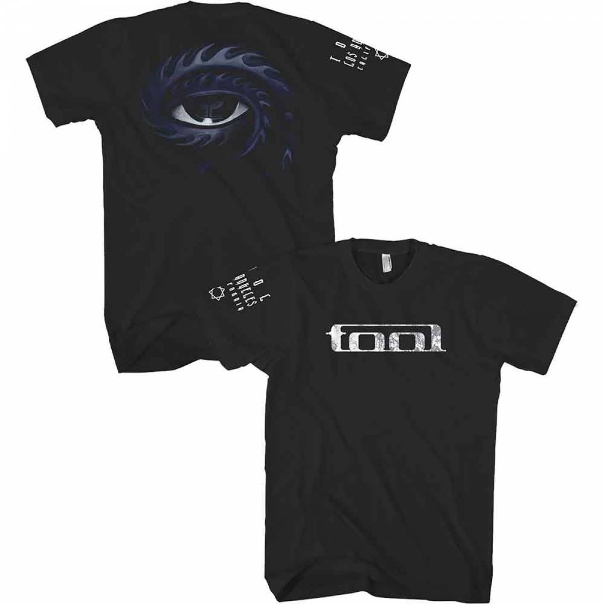 【予約商品】TOOL バンドTシャツ ユニセックス: Big Eye (Black) (Back & Sleeve Print) - BLACK