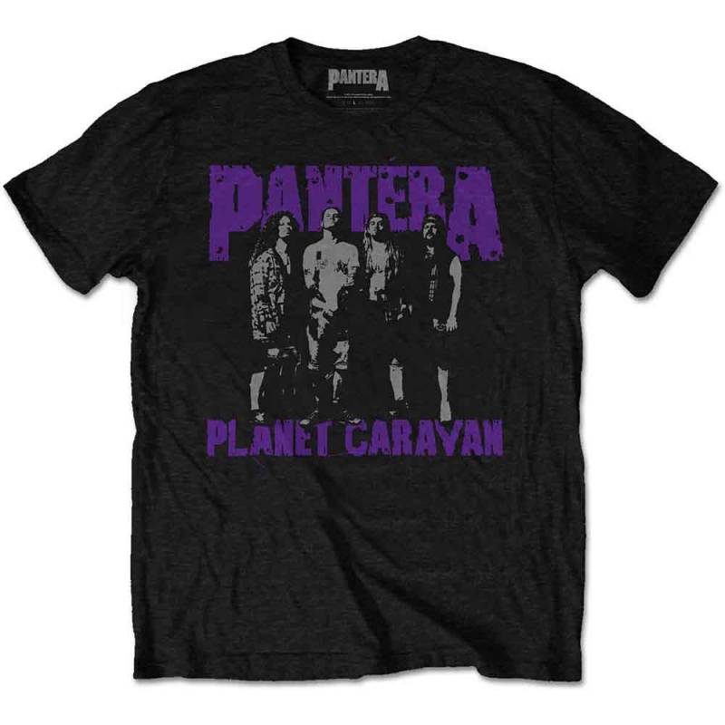 【予約商品】PANTERA バンドTシャツ ユニセックス: Planet Caravan (Black)