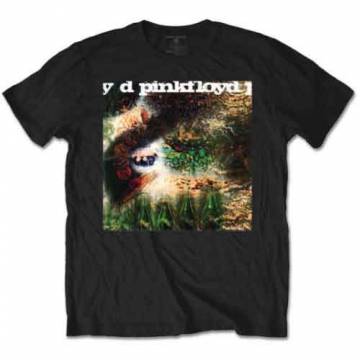 【予約商品】PINK FLOYD バンドTシャツ ユニセックス: Saucer Full of Secrets (Black) - BLACK