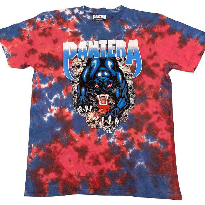【予約商品】PANTERA バンドTシャツ ユニセックス: Panther (Blue) (Wash Collection)