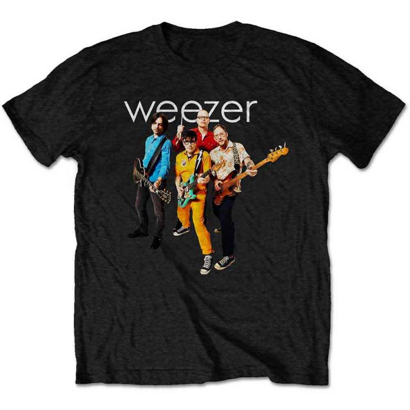 【予約商品】WEEZER バンドTシャツ ユニセックス: Band Photo (Black)