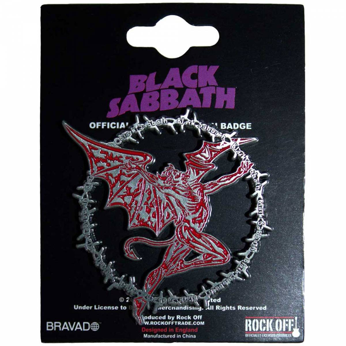 【予約商品】BLACK SABBATH Pin Badge: Daemon Ring
