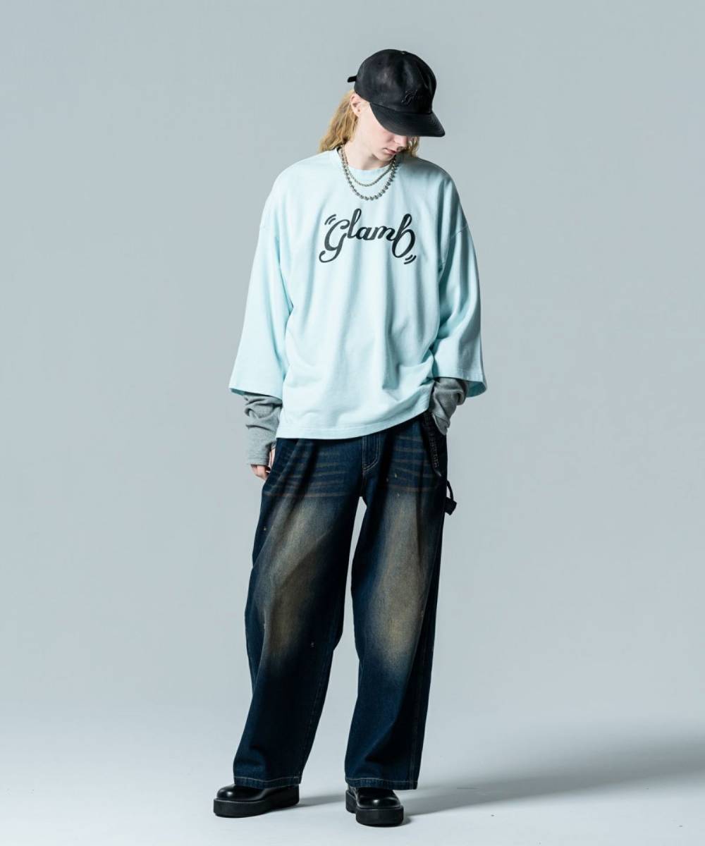 予約商品】glamb(グラム)GB0125/CS18 : Spin Logo Sweat