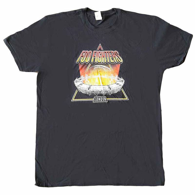 【予約商品】FOO FIGHTERS バンドTシャツ ユニセックス: All Over London (Black) (Ex-Tour) (Small)