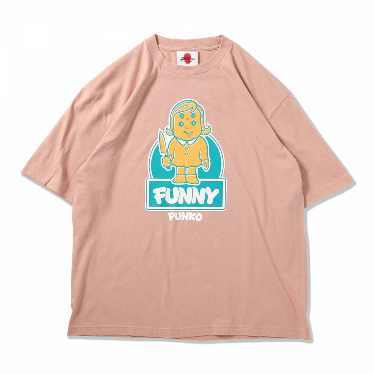 【予約商品】PUNK DRUNKERS (パンクドランカーズ）ファニーBIG.TEE - D.PINK