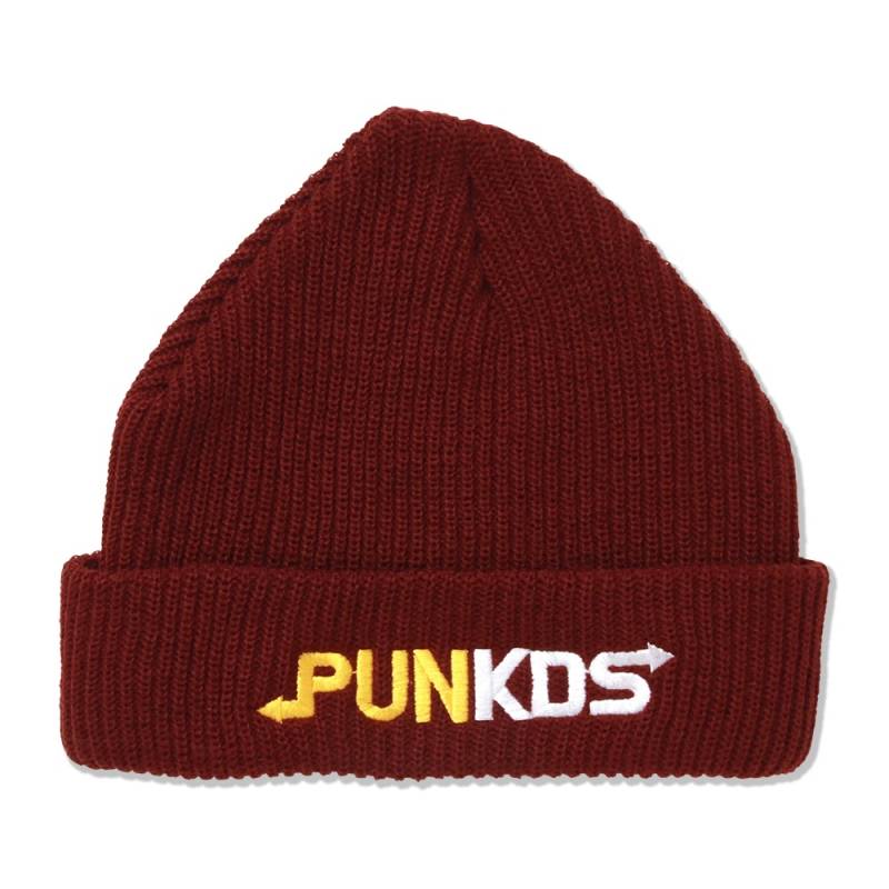 【予約商品】PUNK DRUNKERS (パンク・ドランカーズ) PUNKDSニットCAP - BURGUNDY